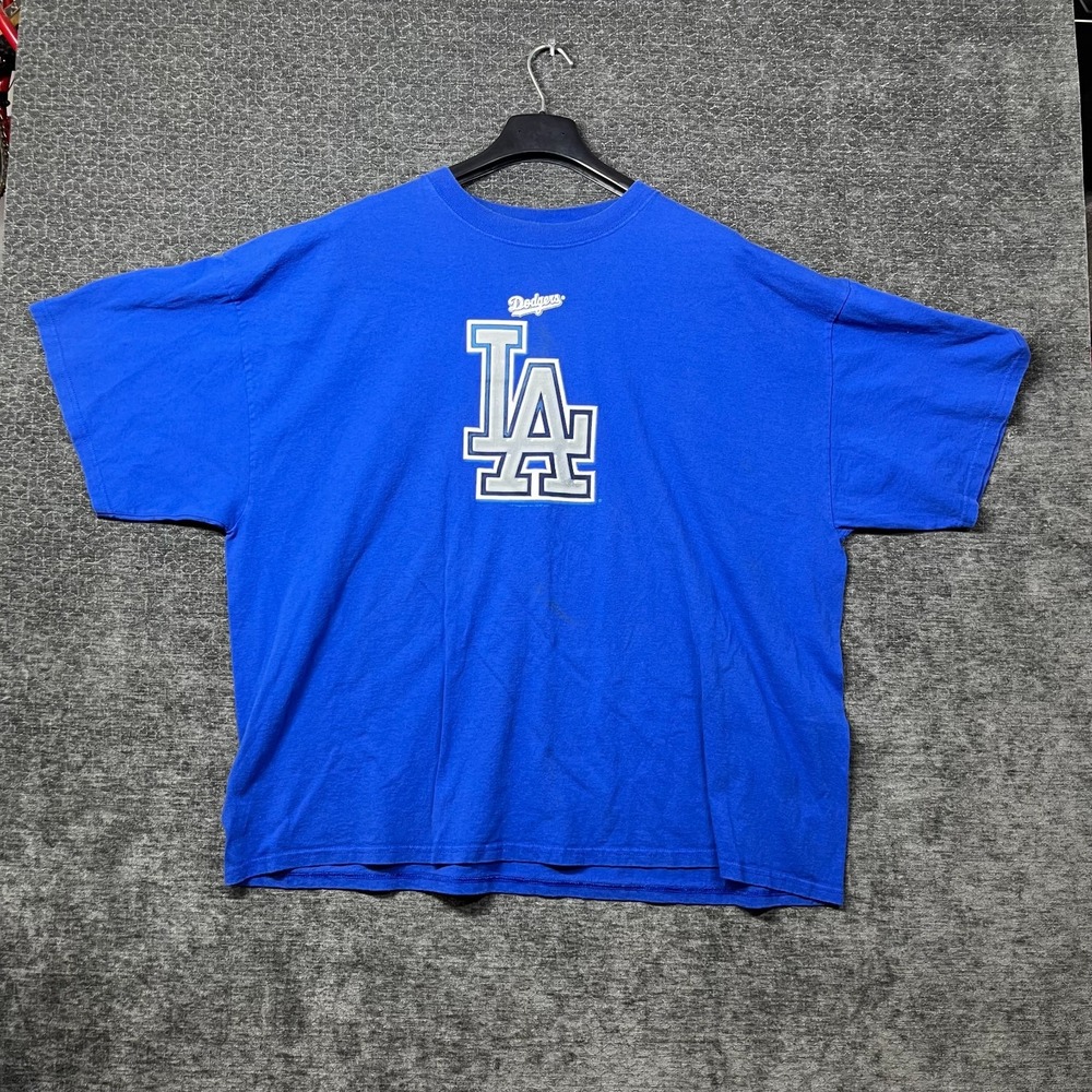 Los Angeles Dodgers MLB CSA T-Shirt Men's Blue Short Sleeve Graphic Tee - 3XL